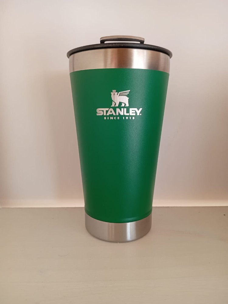 VASO BEER PINTS TERMICO 600 ML REPLICA STANLEY VERDE