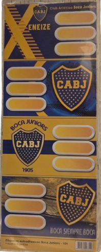 ETIQUETAS AUTOADHESIVAS / RÓTULOS x4 FANTASIA BOCA 2