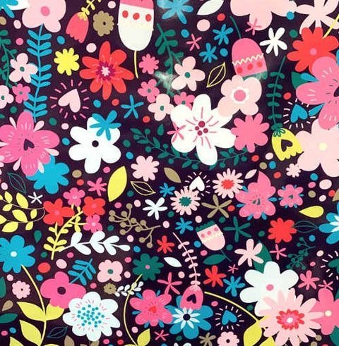 PAPEL DE FORRAR FLORES 50X70CM