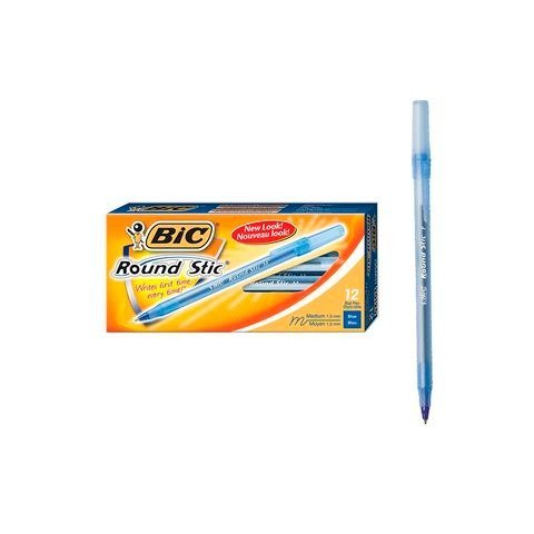 BOLIGRAFO ROUND STIC 1.0MM AZUL BIC