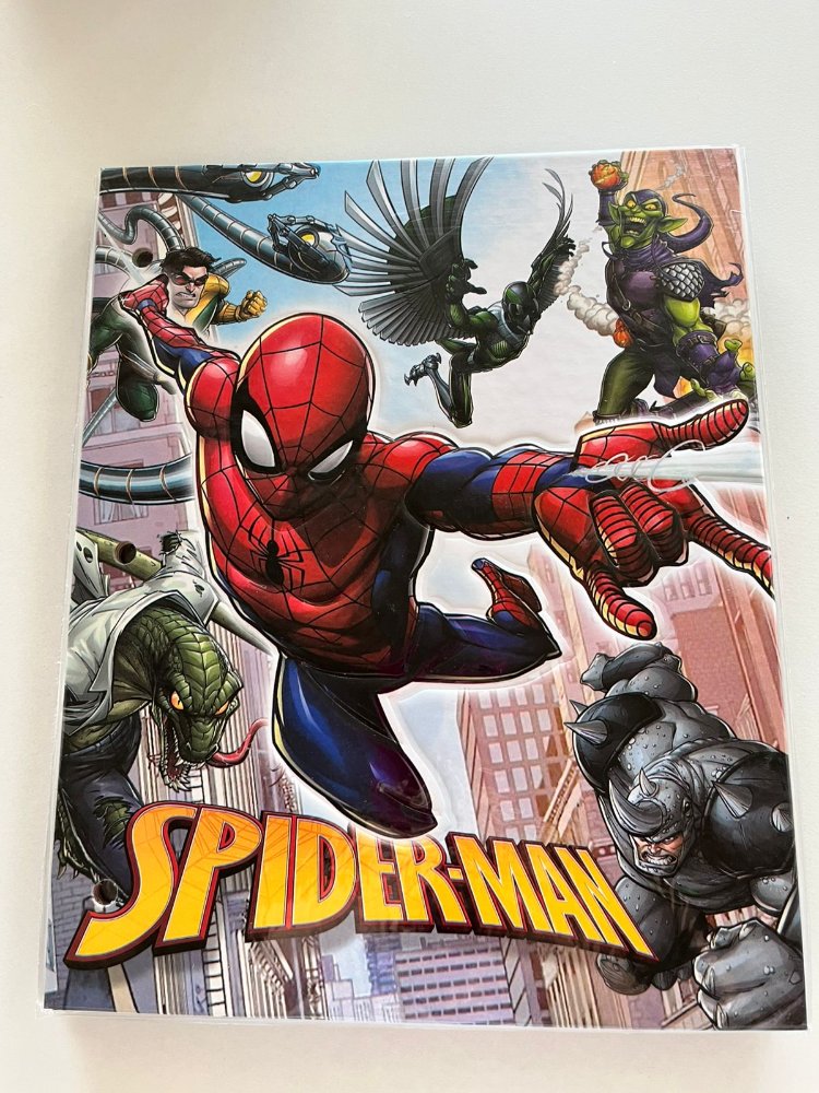 CARPETA N3 DOS TAPAS SPIDER MAN