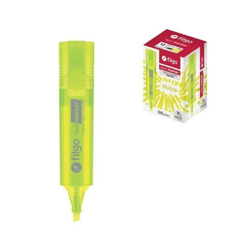 RESALTADOR P. BISELADA  TEXT MARKER AMARILLO FLUO