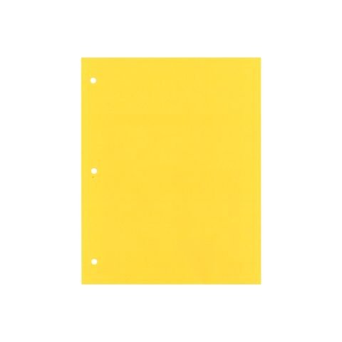 SEPARADOR CARTULINA N3 CARTA AMARILLO