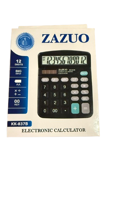 CALCULADORA 12 DIGITOS ZAZUO