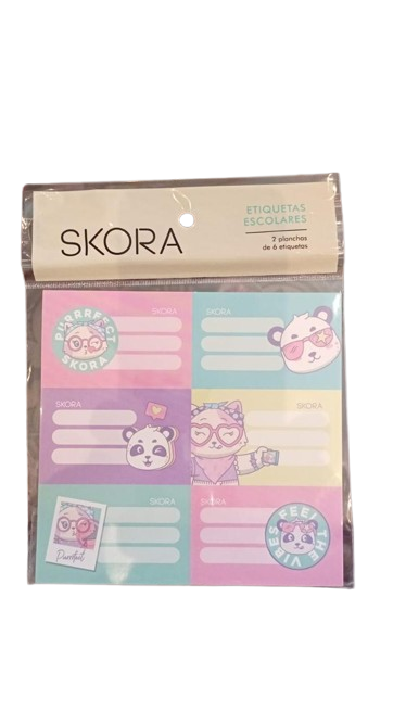 ETIQUETA / ROTULOS OSO BOLSA X12 UNIDADES
