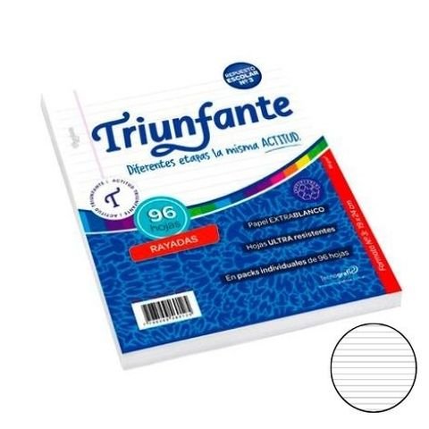 REPUESTO CARTA RAYADO 96H TRIUNFANTE