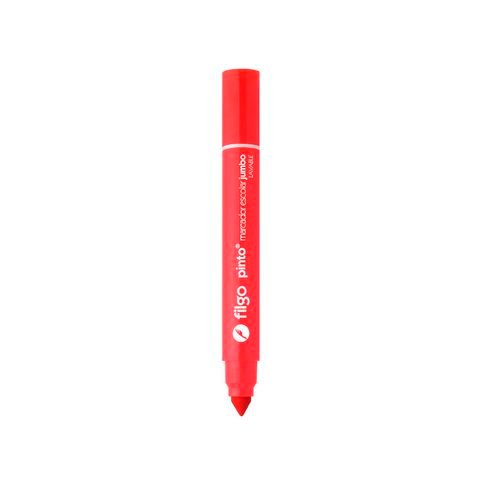MARCADOR AL AGUA ROJO PUNTA CONICA JUMBO  FILGO