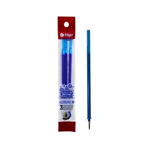 REPUESTO BOLIGRAFO BORRABLE SET BLISTER X3 FILGO