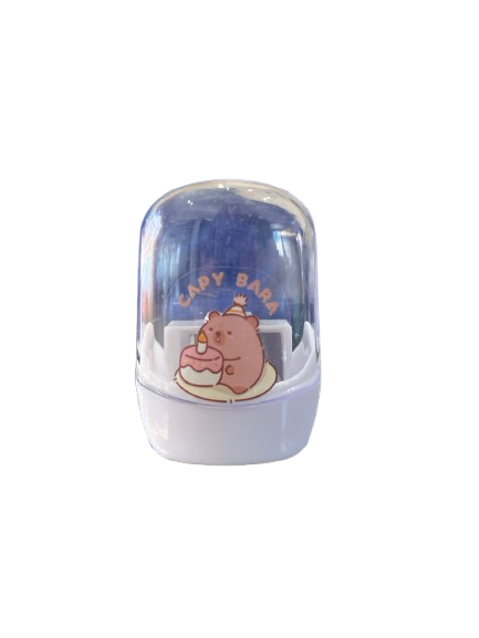 SACAPUNTAS 2 ORIFICIOS CAPIBARA BLANCO