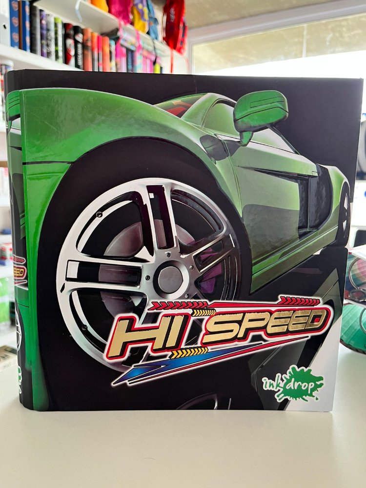 CARPETA CARTA CON RELIEVE AUTO HI SPEED INKDROP