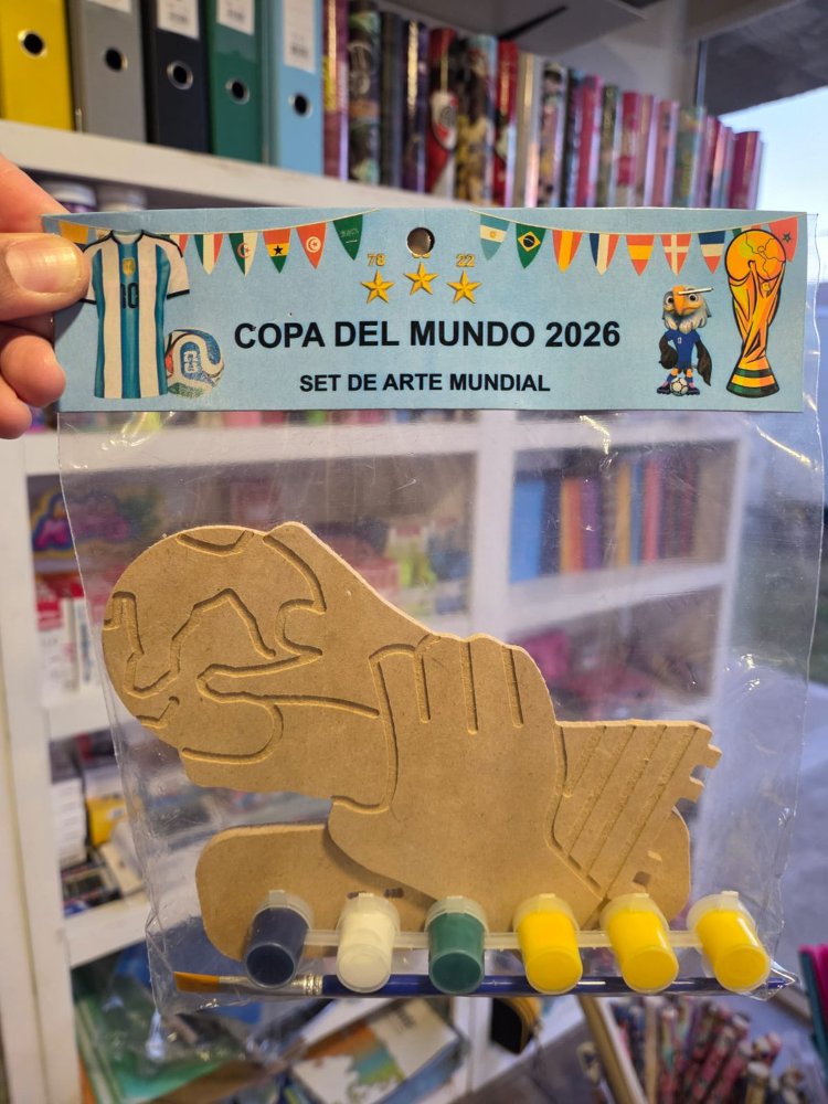 SET DE ARTE COPA MUNDIAL FIFA PARA PINTAR