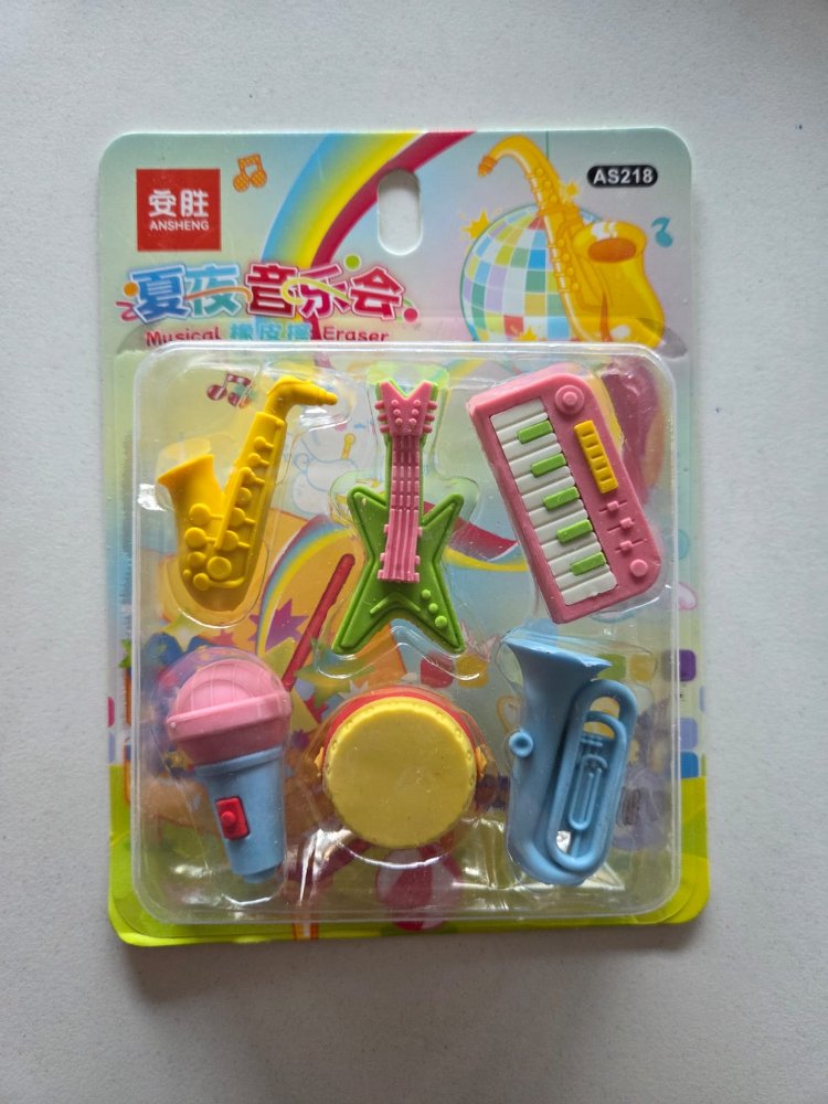 GOMA DE BORRAR INSTRUMENTOS MUSICA