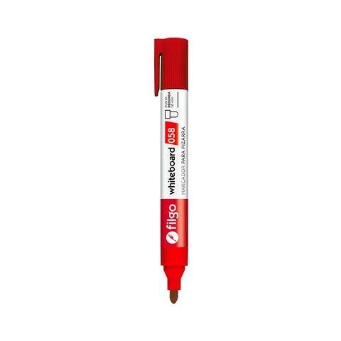 MARCADOR PARA PIZARRA ROJO PUNTA REDONDA FILGO