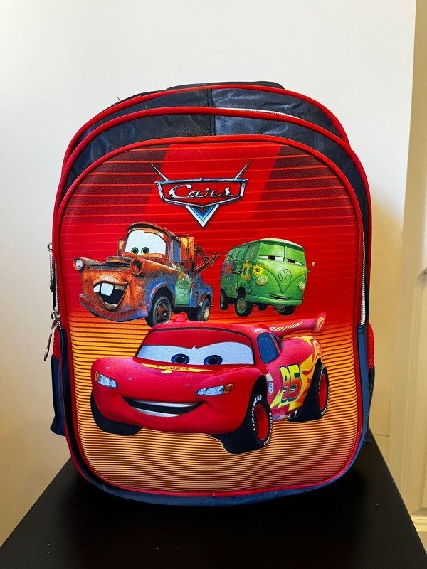 MOCHILA 16" CARS TRES COMPARTIMIENTOS