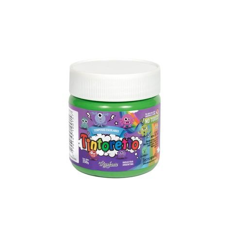 TEMPERA POTE 250GRS TINTORETTO VERDE MANZANA