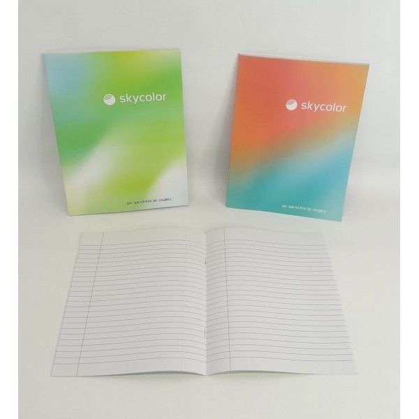 CUADERNO TAPA FLEX 16X21 48HOJAS SKYCOLOR