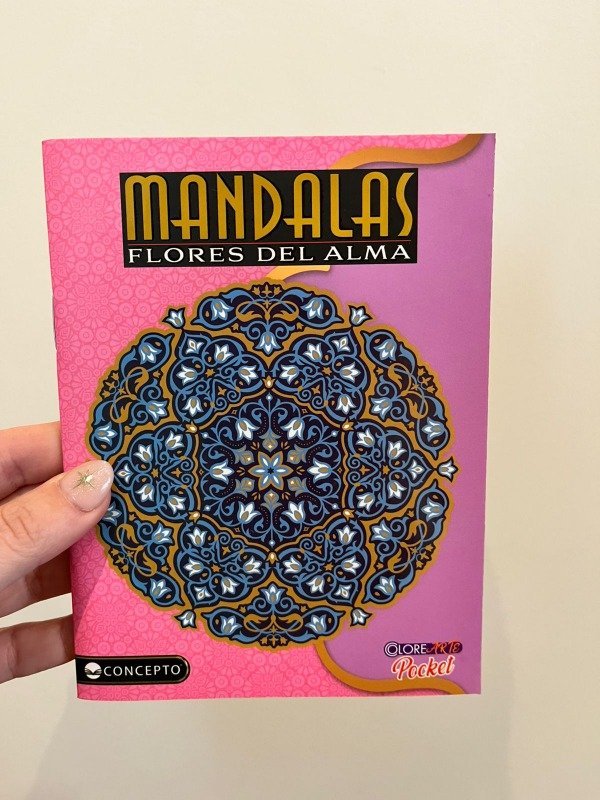LIBRO PARA COLOREAR MANDALAS 12.5X16.5CM