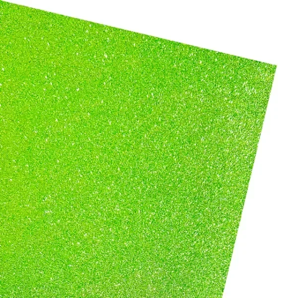 GOMA EVA CON BRILLO VERDE MANZANA 40X60CM