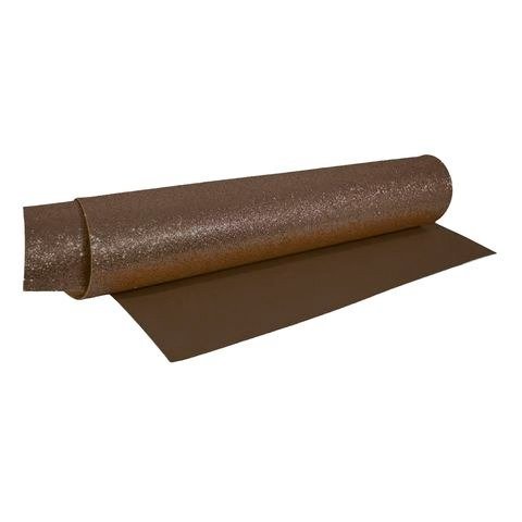 GOMA EVA MARRON SUPER GLITTER 40X60CM