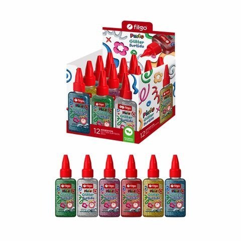 ADHESIVO GLITTER 25gr FILGO PINTO ROSA
