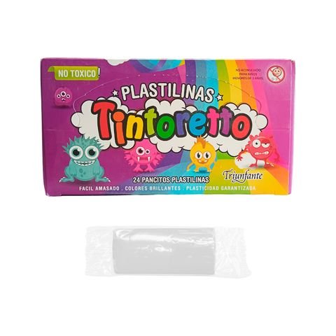 PLASTILINA BLANCO 25GR  TINTORETTO