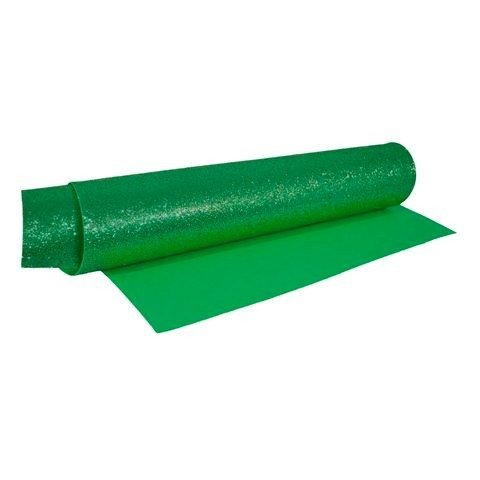GOMA EVA VERDE SUPER GLITTER 40X60CM