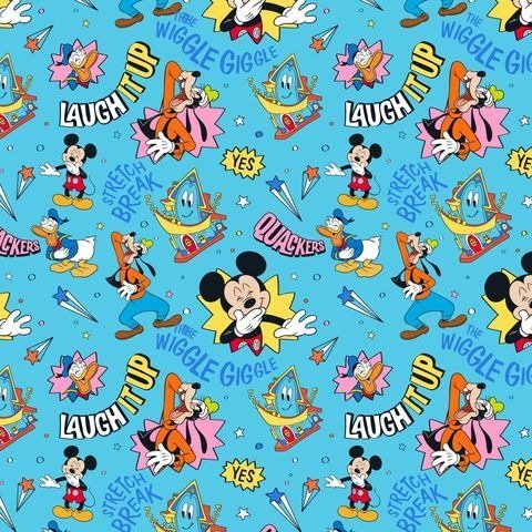 PAPEL DE FORRAR MICKEY AND FRIENDS 50X70CM