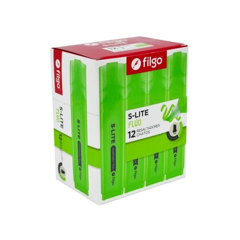 RESALTADOR P. BISELADA S-LITE VERDE FLUO