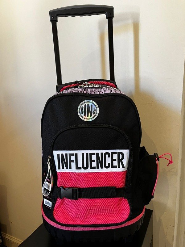 MOCHILA CON CARRITO INFLUENCER