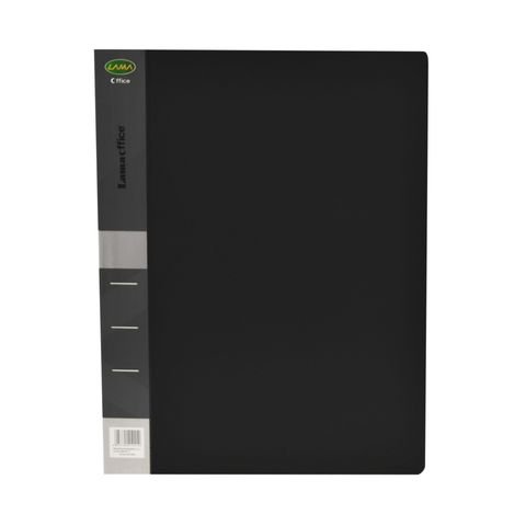 CARPETA A4 NEGRA CON 10 FOLIOS LAMA