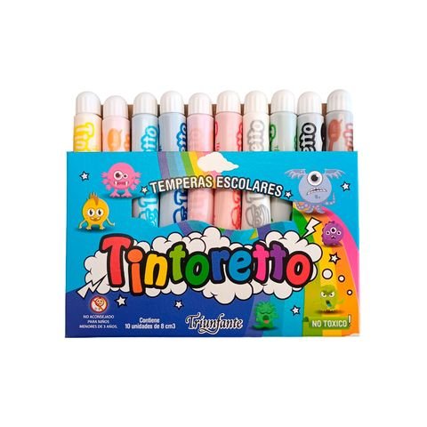 TEMPERA POMO 8CC CAJA X10 UNIDADES TINTORETTO