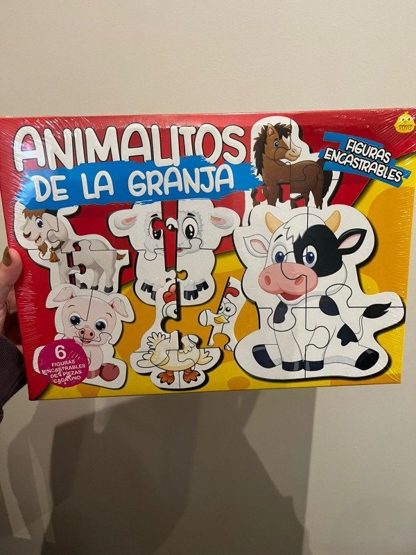 ANIMALITOS EN LA GRANJA FIGURAS ENCASTRABLES