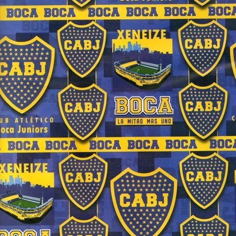 PAPEL DE FORRAR BOCA JUNIORS 50X70CM
