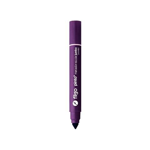 MARCADOR AL AGUA VIOLETA PUNTA CONICA JUMBO  FILGO