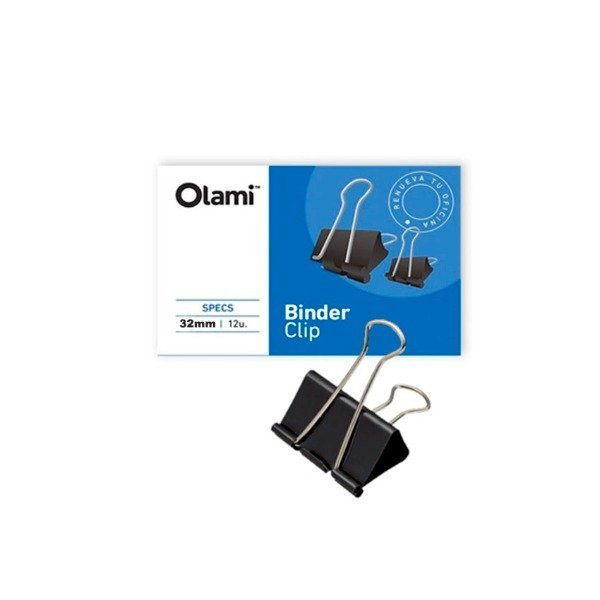 APRIETA PAPEL OLAMI BINDER CLIP 32MM