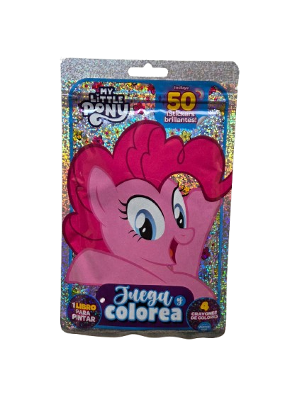 LIBRO PARA PINTAR CRAYONES  Y STICKERS MY LITTLE PONY