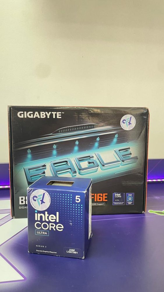 Intel Core Ultra 5 225F y B860  Gigabyte