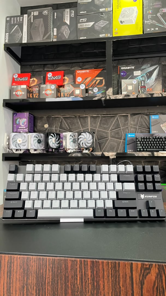 Teclado Mecanico Xunfox Negro con Gris
