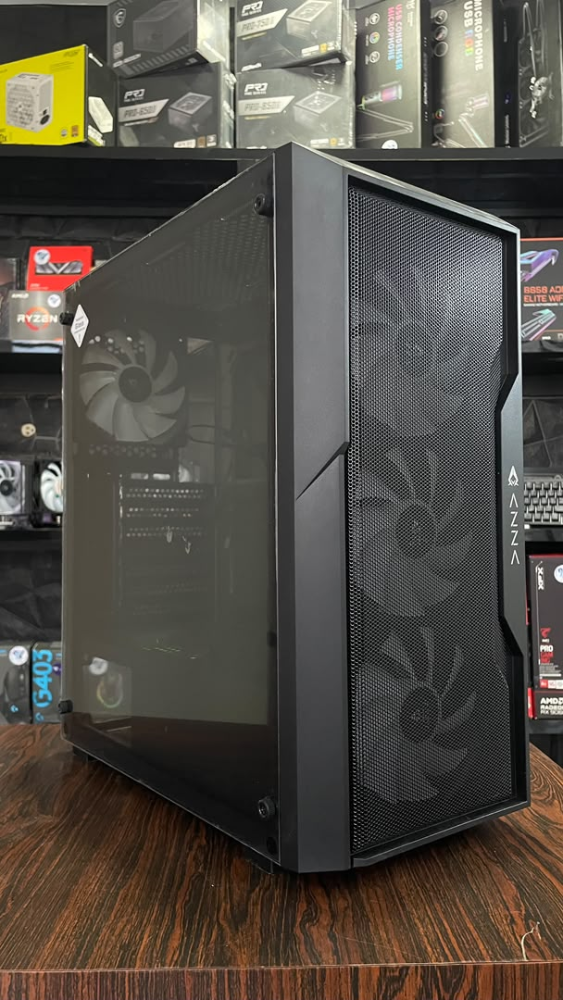 Case Gamer AZZA FIGTHER ATX 4 fancooler y controladora