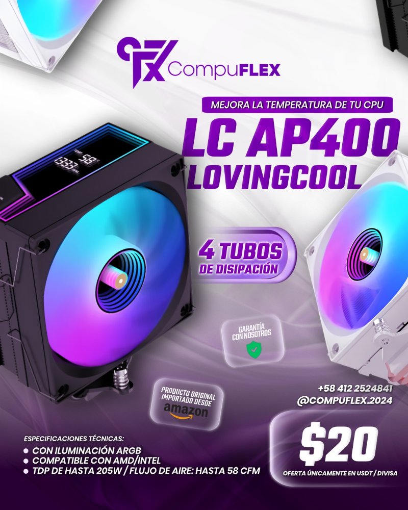 FAN 4 TUBOS AP400 BLANCO