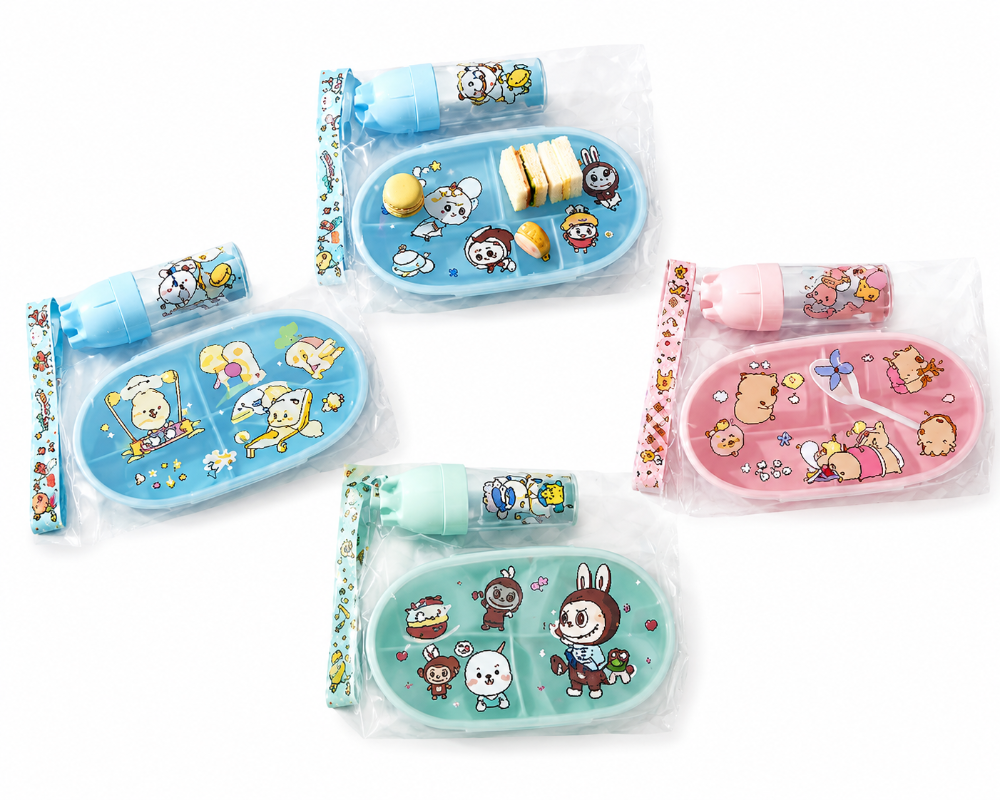 LJ-8663 Lonch Labubu y Capybara  72PCS