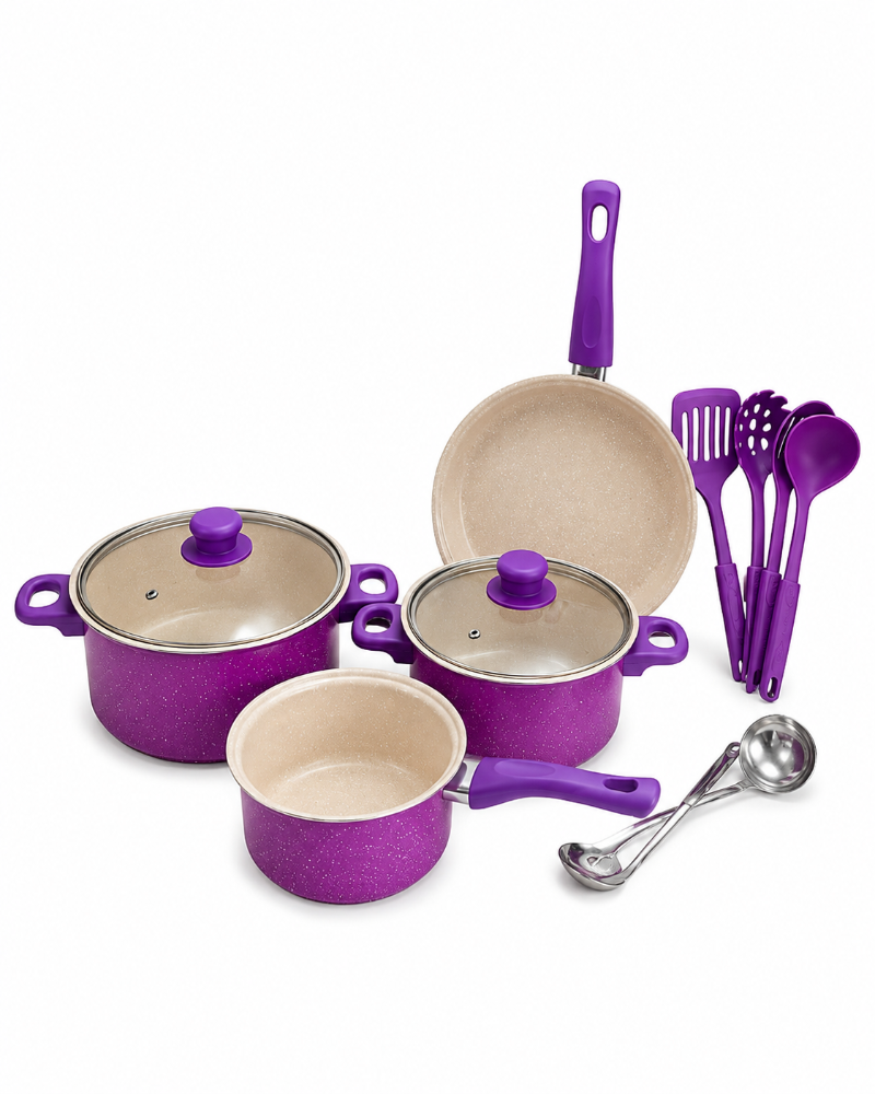LJ-6255 Set De Ollas  (12pcs)