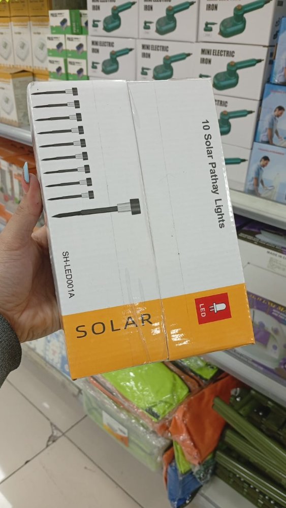 LJ-0363 Luz Solar Caja Con 10Pzas (30pcs)