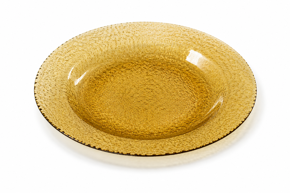 LJ-8043 Plato Amarillo Redondo (96pcs)