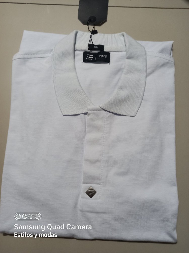 polo qst162ba0003 l  018 blanca quest