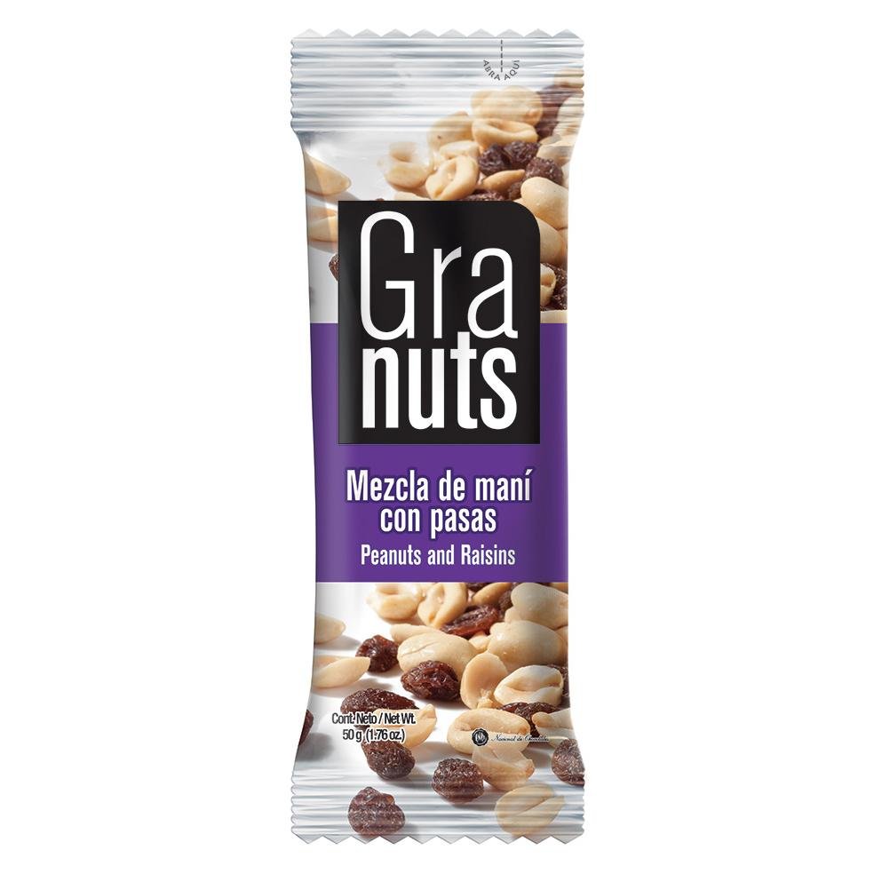 Maní con Pasas Granuts