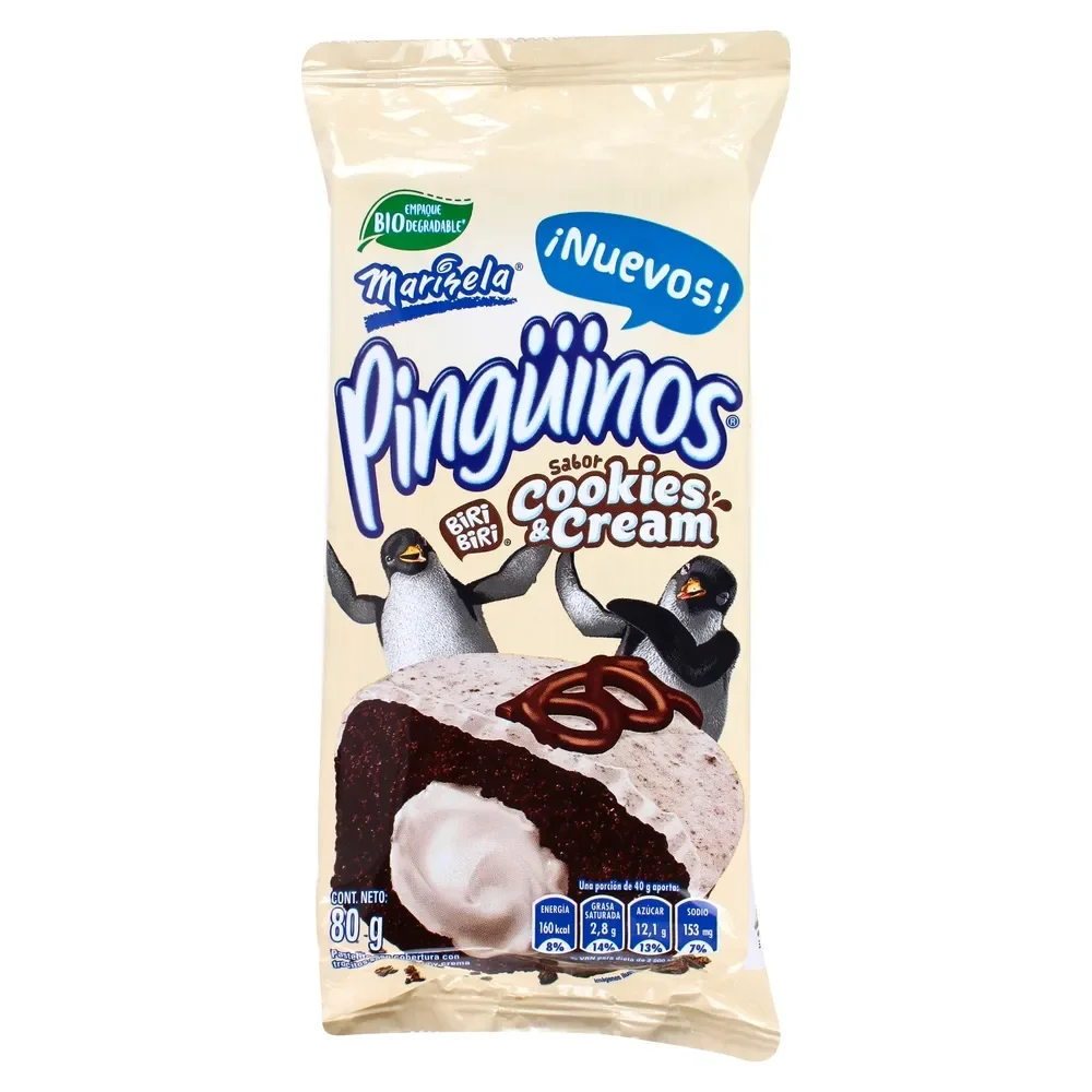 Pingüinos Cookies & Cream