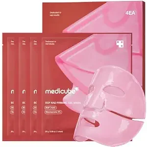 MEDICUBE Mascarilla de gel de gelatina con EGF NAD 4 each