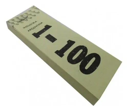 Talonario Numeros 1-100