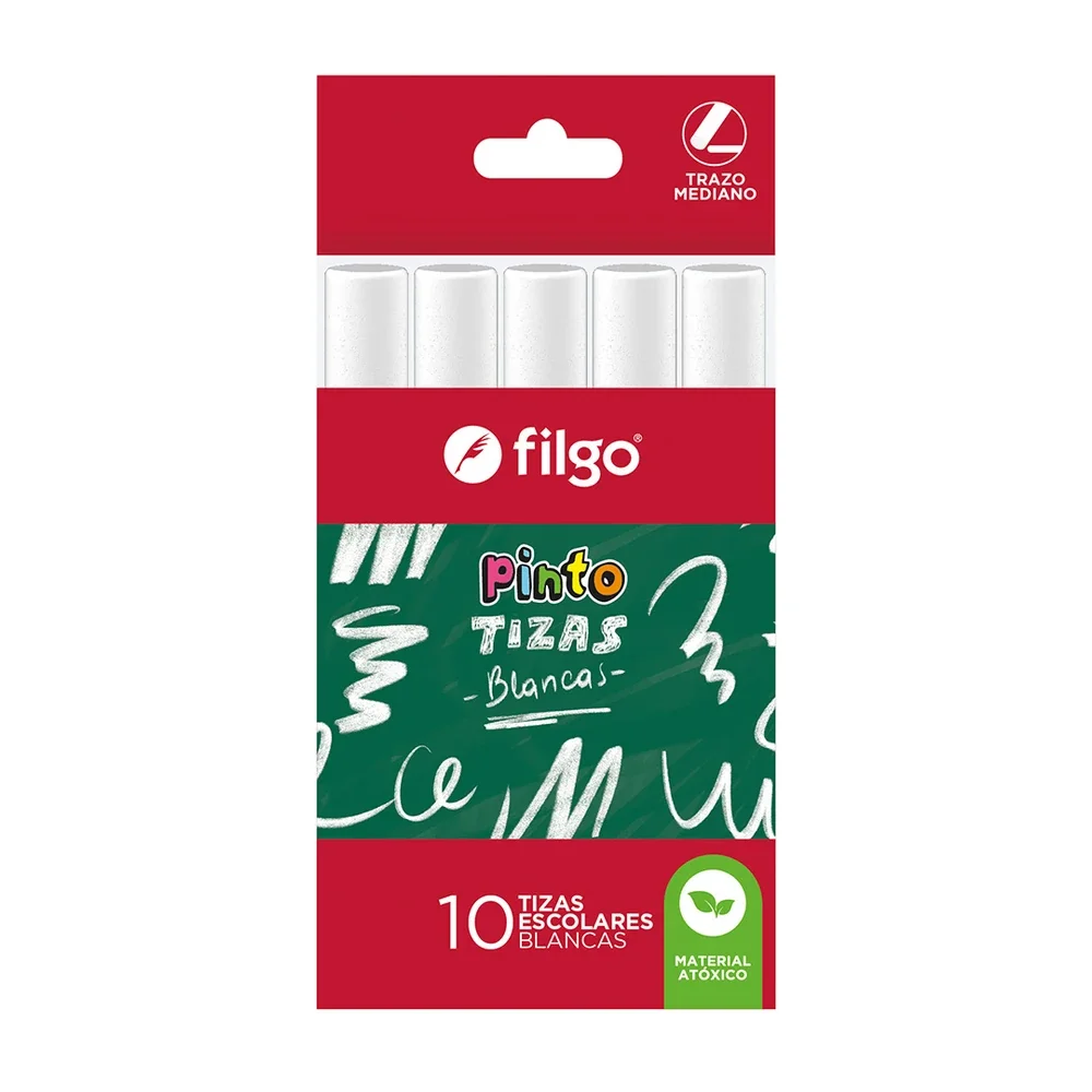 Tizas Filgo Blancas x10